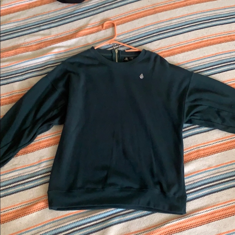 Dark Green Volcom pull over